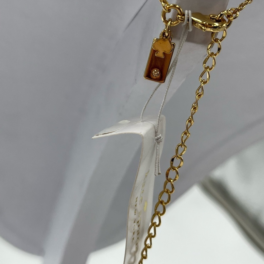 NWT Kate Spade New York Make A Splash Cream Pearl Pendant Gold Tone Necklace - Picture 10 of 13
